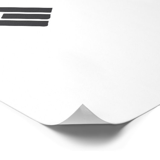 Hapkido Südkorea Flagge Kampfkunst Korea Poster (Hoek)