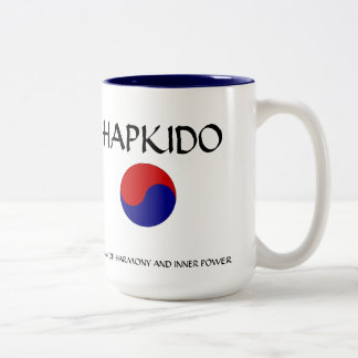 Hapkido Tasse Tweekleurige Koffiemok