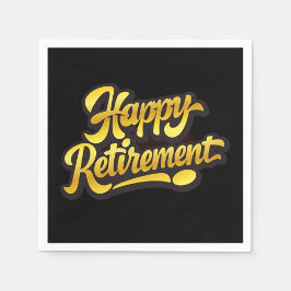 Hapklapzakdoek voor pensionering servet