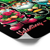 Hapness Allaround Gnome Happy Valentine St Patrick Poster (Hoek)