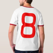 Hapoel Haifa - Old mode jersy T-shirt (Achterkant volledig)