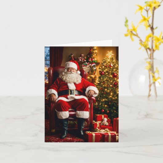 Happ-Bee Feestdagen. Kaart (Gele Bloem)