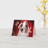 Happ-Bee Feestdagen. Kaart (Gele Bloem)