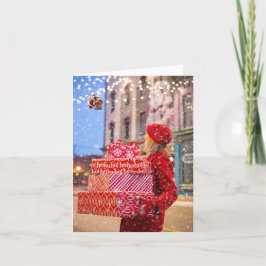 Happ-Bee Feestdagen. Kaart