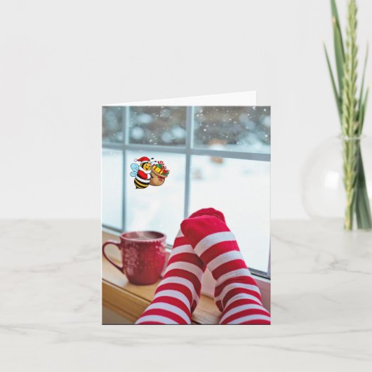 Happ-Bee Feestdagen. Kaart (Voorkant)