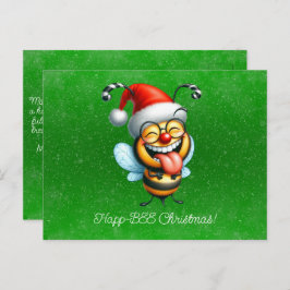Happ-BEE Kerstbijencadeaus Tree Briefkaart