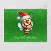 Happ-BEE Kerstbijencadeaus Tree Briefkaart (Voorkant)