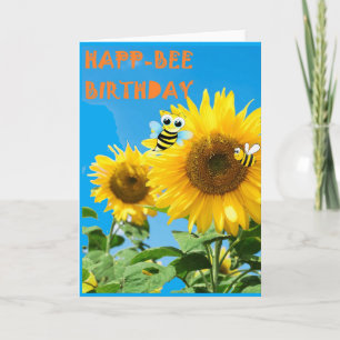 Happ-Bee Verjaardag Kaart