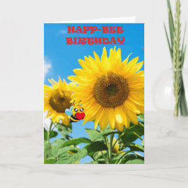 Happ-Bee Verjaardag Kaart