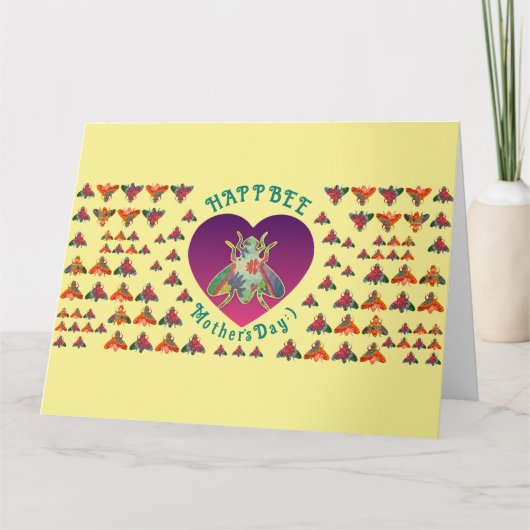 HappBee Moederdag Kaart (Voorkant)