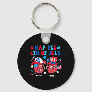 Happee 4 juli nier USA Pet Zonnebril Dialyse Sleutelhanger