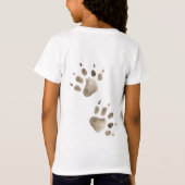 Happer Camping Glamping Girl Birthday T-Shi T-shirt (Achterkant)