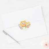 HAPPI TREE OWL BABY SHOWER STICKER (Envelop)