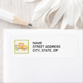 HAPPI TREE OWL RETOURADRES LABEL (Insitu)