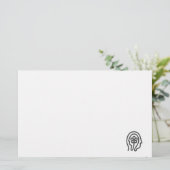 Happier Living Logo briefpapier (Staand voorkant)