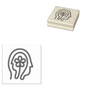 Happier Living Logo Rubber Stamp Rubberstempel (Gestempeld)