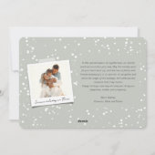 Happiest Feestdagen Fancy Wit Script Classic Foto Feestdagenkaart (Achterkant)