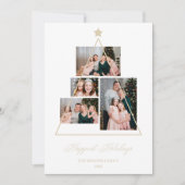 Happiest Holidays Family Christmas Tree 4 Photos (Voorkant)