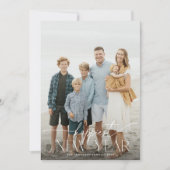 Happiest New Year Elegant Holiday Photo Card Feestdagenkaart (Voorkant)