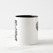 Happiest on the Court Tweekleurige Koffiemok (Center)