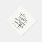 Happily Ever After | Aangepaste bruiloft Servet (Hoek)