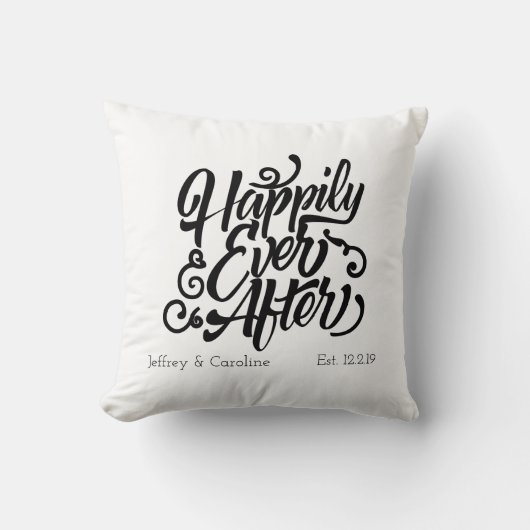 Happily Ever After Aanpasbaar Kussen (Voorkant)