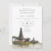 Happily Ever After Bali Wedding Photo Kaart (Voorkant)