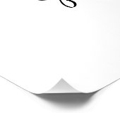 Happily Ever After begint hier - Elegante bruiloft Perfect Poster (Hoek)