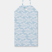 Happily Ever After Blue Elegant Storybook Cadeau L Cadeaulabel (Voorkant)