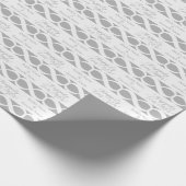 Happily Ever After! Bruid & Bruidegom Zilver op Wi Cadeaupapier (Hoek)