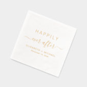 Happily Ever After Bruiloft Folie Servetten (Links)