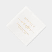Happily Ever After Bruiloft Folie Servetten (Rechts)