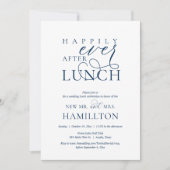Happily Ever After Bruilofts lunch viering Kaart (Voorkant)