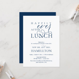 Happily Ever After Bruilofts lunch viering Kaart