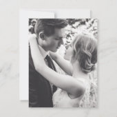 Happily Ever After bruiloftsfeest na de bruiloft Save The Date (Achterkant)