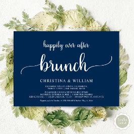 Happily Ever After Brunch, Elopement, Navy Blue In Kaart