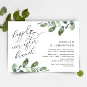 Happily Ever After Brunch Feestje Groene Elopement Kaart