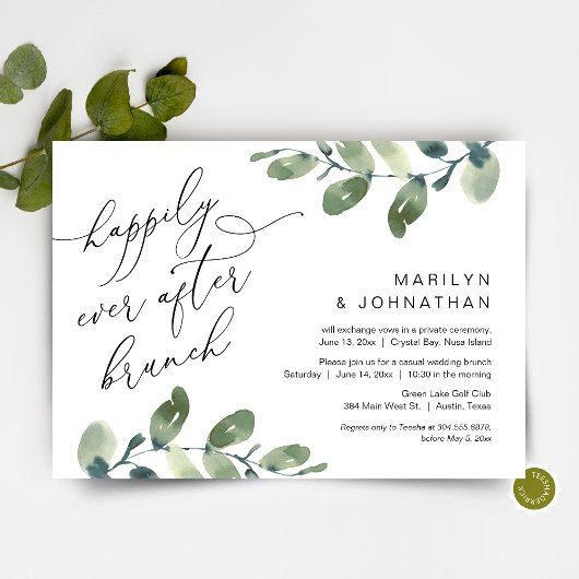 Happily Ever After Brunch Feestje Groene Wegloop H Kaart