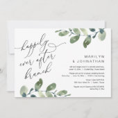 Happily Ever After Brunch Feestje Groene Wegloop H Kaart (Voorkant)