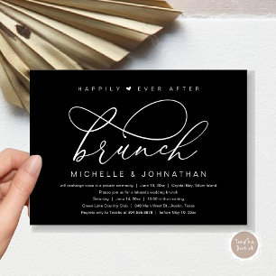 Happily Ever After Brunch, Moderne Romantische Fee Kaart