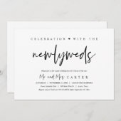 Happily ever after brunch na huwelijksviering kaart (Voorkant / Achterkant)