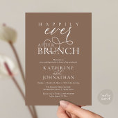 Happily Ever After Brunch Post Wedding Elopement Kaart