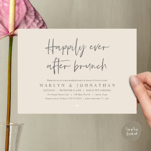 Happily Ever After Brunch, Trouwen in Intimiteit Kaart