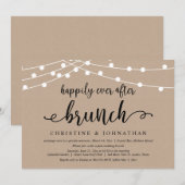 Happily Ever After Brunch, Trouwen met alleen de b Kaart (Voorkant / Achterkant)