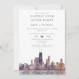 Happily Ever After Chicago Wedding Kaart