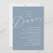 Happily Ever After Diner Romantische Bruiloft Kaart (Voorkant)