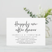 Happily Ever After Dinner, Trouwen met Bruiloftvlu Kaart (Staand voorkant)