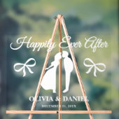 Happily Ever After Editable Wedding Welcome Acryl Bord (Neutraal)