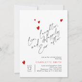 Happily ever after Eenvoudige script Bruidsmeisjes Kaart (Voorkant)