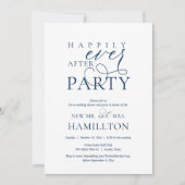 Happily Ever After Eet- en Feestdiner na de Bruilo Kaart (Voorkant)